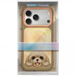 Husa Nimmy Big Eyed Lying Teddy Poodle cu MagSafe compatibila cu iPhone 18 Pro / 17 Pro, Maro 8 - lerato.ro