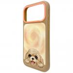 Husa Nimmy Big Eyed Lying Teddy Poodle cu MagSafe compatibila cu iPhone 18 Pro Max / 17 Pro Max, Maro 5 - lerato.ro