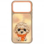 Husa Nimmy Big Eyed Teddy Poodle compatibila cu iPhone 18 Pro / 17 Pro, Maro 2 - lerato.ro