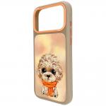 Husa Nimmy Big Eyed Teddy Poodle compatibila cu iPhone 18 Pro / 17 Pro, Maro 3 - lerato.ro