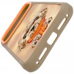 Husa Nimmy Big Eyed Teddy Poodle compatibila cu iPhone 18 Pro / 17 Pro, Maro 5 - lerato.ro