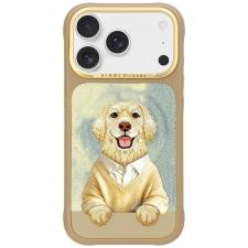 Huse si carcase iPhone 18 Pro, Husa Nimmy Gentle Pets Series Dog cu MagSafe compatibila cu iPhone 18 Pro / 17 Pro, Maro, lerato.ro