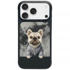Huse si carcase iPhone 18 Pro Max, Husa Nimmy Gentle Pets Series Dog cu MagSafe compatibila cu iPhone 18 Pro Max / 17 Pro Max, Negru, lerato.ro