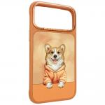 Husa Nimmy Gentle Pets Series Dog cu MagSafe compatibila cu iPhone 18 Pro Max / 17 Pro Max, Portocaliu 4 - lerato.ro