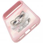 Husa Nimmy Big Eyed Ragdoll compatibila cu iPhone 18 Pro / 17 Pro, Roz 5 - lerato.ro