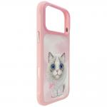 Husa Nimmy Big Eyed Ragdoll compatibila cu iPhone 18 Pro Max / 17 Pro Max, Roz 4 - lerato.ro