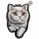 Suport universal pentru telefon Nimmy Denim Fashion British Shorthair Cat, Compatibil MagSafe, Negru 2 - lerato.ro