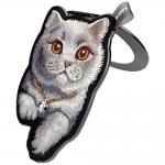 Suport universal pentru telefon Nimmy Denim Fashion British Shorthair Cat, Compatibil MagSafe, Negru 4 - lerato.ro