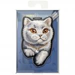 Suport universal pentru telefon Nimmy Denim Fashion British Shorthair Cat, Compatibil MagSafe, Negru 7 - lerato.ro