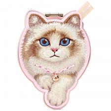 Suport universal pentru telefon Nimmy Denim Fashion Ragdoll Cat, Compatibil MagSafe, Roz