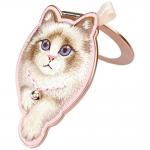 Suport universal pentru telefon Nimmy Denim Fashion Ragdoll Cat, Compatibil MagSafe, Roz 4 - lerato.ro