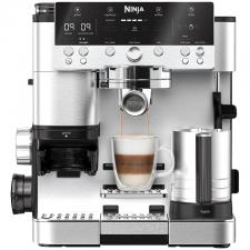 Espressor semi-automat 3in1 Ninja Luxe Cafe Premier ES601EU, 1650W, Cold Brew, Rasnita incorporata cu 25 trepte de macinare, Barista Assist, Recipient de spumare cu tel integrat, Autocuratare a sistemului de spumare, Inox