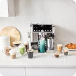 Espressor semi-automat 3in1 Ninja Luxe Café Pro ES701, 1650W, Cold Brew, Barista Assist, Rasnita incorporata cu 25 trepte de macinare, Sistem automat de spumare a laptelui Dual Froth Pro XL, Autocuratare a sistemului de spumare, Silver 10 - lerato.ro