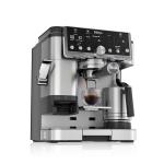 Espressor semi-automat 3in1 Ninja Luxe Café Pro ES701, 1650W, Cold Brew, Barista Assist, Rasnita incorporata cu 25 trepte de macinare, Sistem automat de spumare a laptelui Dual Froth Pro XL, Autocuratare a sistemului de spumare, Silver 4 - lerato.ro