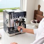Espressor semi-automat 3in1 Ninja Luxe Café Pro ES701, 1650W, Cold Brew, Barista Assist, Rasnita incorporata cu 25 trepte de macinare, Sistem automat de spumare a laptelui Dual Froth Pro XL, Autocuratare a sistemului de spumare, Silver 8 - lerato.ro