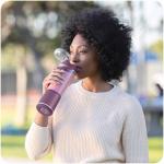 Blender portabil Ninja Blast BC151, Capacitate 530ml, 10 utilizari per incarcare, Maner de transport, Capac special pentru lamele din otel inoxidabil BlastBlade, USB-C, Mov 7 - lerato.ro