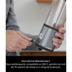 Blender portabil Ninja Blast BC151EUBK, Capacitate 530ml, 10 utilizari per incarcare, Maner de transport, Capac special pentru lamele din otel inoxidabil BlastBlade, USB-C, Negru 7 - lerato.ro