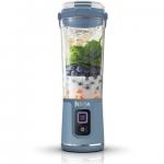 Blender portabil Ninja Blast BC151, Capacitate 530ml, 10 utilizari per incarcare, Maner de transport, Capac special pentru lamele din otel inoxidabil BlastBlade, USB-C, Albastru 2 - lerato.ro
