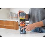 Blender portabil Ninja Blast BC151, Capacitate 530ml, 10 utilizari per incarcare, Maner de transport, Capac special pentru lamele din otel inoxidabil BlastBlade, USB-C, Albastru 4 - lerato.ro