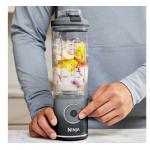 Blender portabil Ninja Blast Max BC251EUGY, 14.4W, Capacitate 570 ml, 19000 rpm, Zdrobire gheata, Pana la 25 de cicluri, Fara BPA, Gri 6 - lerato.ro