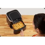 Friteuza cu aer cald Ninja AF140, 1750W, Capaciate 4.7l, 4 functii de gatit, Functii deshidratare si reincalzire, Oprire automata, Temperatura max 210°C, Panou digital, Negru 4 - lerato.ro
