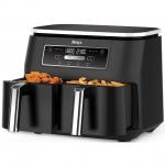 Friteuza cu aer cald Ninja Foodi AF200EU, 2400W, Capacitate mancare 7.6 l, Interval temperatura 40 - 240 °C, 4 programe, Cos dublu, Negru 3 - lerato.ro