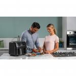 Friteuza cu aer cald Ninja Foodi AF200EU, 2400W, Capacitate mancare 7.6 l, Interval temperatura 40 - 240 °C, 4 programe, Cos dublu, Negru 5 - lerato.ro