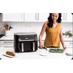 Friteuza cu aer cald Ninja Foodi DualZone AF451, 2470W, Capacitate 9.5l, Termometru digital, 6 functii de gatit, Negru 9 - lerato.ro