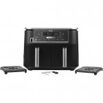 Friteuza cu aer cald Ninja Foodi DualZone AF451, 2470W, Capacitate 9.5l, Termometru digital, 6 functii de gatit, Negru 5 - lerato.ro