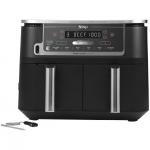 Friteuza cu aer cald Ninja Foodi DualZone AF451, 2470W, Capacitate 9.5l, Termometru digital, 6 functii de gatit, Negru 2 - lerato.ro