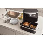 Friteuza cu aer cald Ninja Flex Drawer AF500EU, 2470W, Capacitate 10.4 L, Capacitate mancare 2 kg, Interval temperatura 40 - 240 °C, Doua zone de gatit, 7 programe, Negru 10 - lerato.ro