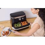 Friteuza cu aer cald Ninja Flex Drawer AF500EU, 2470W, Capacitate 10.4 L, Capacitate mancare 2 kg, Interval temperatura 40 - 240 °C, Doua zone de gatit, 7 programe, Negru 8 - lerato.ro