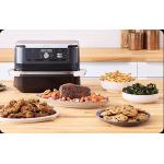 Friteuza cu aer cald Ninja Flex Drawer AF500EU, 2470W, Capacitate 10.4 L, Capacitate mancare 2 kg, Interval temperatura 40 - 240 °C, Doua zone de gatit, 7 programe, Negru 5 - lerato.ro