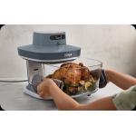 Friteuza cu aer cald Ninja AS101EUCY Crispi Pro 7in1 XL, 2050W, Capacitate 5.7l, Temperatura maxima 240 °C, 7 programe, Albastru 6 - lerato.ro