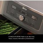Friteuza cu aer cald Ninja Dual Zone DZ400EU, 2470W, Capacitate 9.5L, 2 compartimente independente, 6 programe de gatire, Gri 10 - lerato.ro