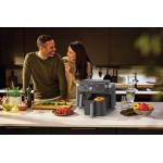 Friteuza cu aer cald Ninja Airfryer DualZone DZ901EU, 2470W, Capacitate 9.5L, 6 programe de gatit, 2 cosuri de 4.75L, Temperatura maxima 240 grade, Gri 7 - lerato.ro