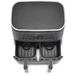 Friteuza cu aer cald Ninja Airfryer Foodi Pro DualZone DZ300, 2400W, Capacitate 7.6L, 6 programe de gatit, 2 cosuri de 3.8L, Panou digital, Temperatura maxima 240 grade, Gri 6 - lerato.ro