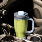 Blender portabil BlendBoss Ninja DB351, 1100 W, 710 ml, 3 programe Auto IQ, Albastru 4 - lerato.ro