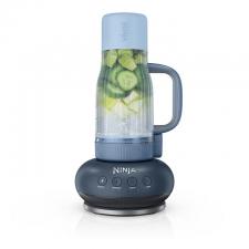 Blender portabil BlendBoss Ninja DB351, 1100 W, 710 ml, 3 programe Auto IQ, Albastru