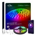 Banda LED Smart NiteBird SL3, Control vocal, 10m, WiFi, RGB