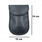 Husa antifurt pentru chei masina Faraday Cage, Radio Blocking, 14 cm x 10 cm, Negru 9 - lerato.ro
