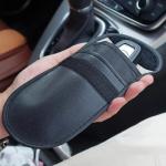 Husa antifurt pentru chei masina Faraday Cage, Radio Blocking, 14 cm x 10 cm, Negru 7 - lerato.ro