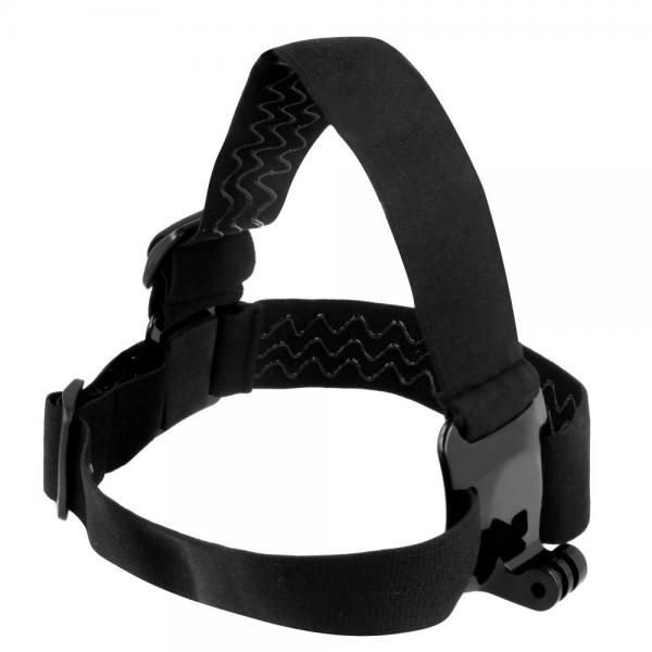 Sistem de prindere pe cap Headband pentru camere video sport, Negru 1 - lerato.ro