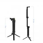 Trepied 3 in 1 Selfie Hodler pentru camere video sport GoPro, Ajustabil, Negru 5 - lerato.ro