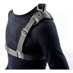 Sistem de prindere umar Shoulder Strap pentru camere video sport GoPro, Ajustabil, Negru 10 - lerato.ro