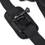 Sistem de prindere umar Shoulder Strap pentru camere video sport GoPro, Ajustabil, Negru 7 - lerato.ro