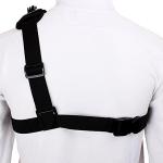 Sistem de prindere umar Shoulder Strap pentru camere video sport GoPro, Ajustabil, Negru 9 - lerato.ro