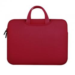 Geanta universala laptop 14 inch rezistenta la stropire din neopren, Rosu