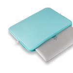 Husa laptop 14 inch rezistenta la stropire din neopren, Light Blue 4 - lerato.ro