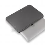 Husa laptop 15.6 inch rezistenta la stropire din neopren, Gri 3 - lerato.ro